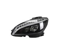 HFEWCVK Ajuste for Be//nz W204 faro LED 2007-2010 lámpara de cabeza DRL señal Hid Bi Xenon Angel Eyes lente del proyector Automot Car Styling faros(Original is Xenon)