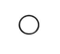 HFEWCVK Ajuste for Camaro 2016 2017 2018 2019 2020 2021 2022 2023 Cubierta de Airbag Central for Volante de Coche Pegatina de Fibra de Carbono Dura Real(Black Inner-1pcs)