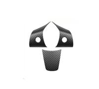 HFEWCVK Ajuste for el Modelo 3 2017-2022 for el Modelo Y 2019-2022 Pegatina Decorativa Accesorios Interiores del Coche 3 unids/Set Protector for Volante de Coche(Matte Carbon Fiber)