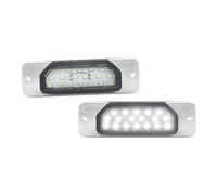HFEWCVK Ajuste for Infi-niti FX35 FX45 Q45 I30 I35 M37 M56 Nissan Cefiro Maxima Fuga lámpara de placa de matrícula 2 uds luz LED de matrícula