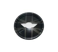HFEWCVK Ajuste for Mini F56 F60 Countryman, Panel de Volante, Cubierta de botón, Pegatina de diseño for Mini Cooper F54 F55 F57, Accesorios for automóviles(The Black Flag)