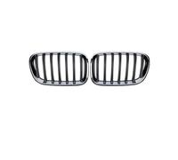 HFEWCVK Ajuste for parrillas delanteras B//M//W X3 G01 X4 G02 2018-2021, rejilla frontal de doble línea de pieza de automóvil ABS negro brillante, accesorios de personalización de automóviles.