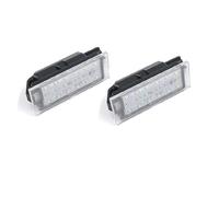 HFEWCVK Ajuste for Smart 453 Fortwo 2014 2015 2016 2017 2018 2019 2020 2021 montaje de luz de matrícula blanca 12V lámpara LED for placa de matrícula