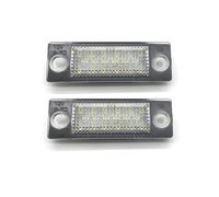 HFEWCVK Ajuste for VW Caddy Golf5 Jetta Passat 3B/3C Touran Transporter T5 montaje de luz de matrícula blanca 12V lámpara LED for placa de matrícula