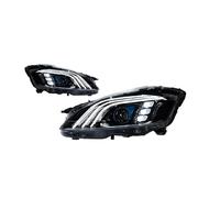 HFEWCVK Ajuste for W221 faro LED 2006-2012 S300 S350 S400 lámpara de cabeza DRL lente de proyector de señal accesorios de automóvil faros de estilo de coche(RHD,06-09 No Night)