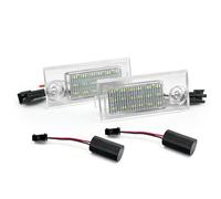 HFEWCVK Apto for A/u/d/i A6 C5 4B Sedan 1997-2005 Reemplazo OEM 4B5943021 2 piezas Luz LED de matrícula