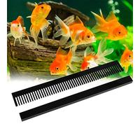 Hffheer Peine de desbordamiento para acuario de 320 mm de longitud, color negro