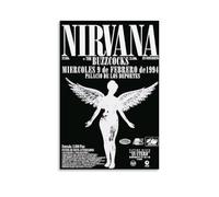 HFFKOS Nirvana In Utero - Álbum de figuras musicales decorativas, lienzo decorativo para pared, 30 x 45 cm, estilo 40