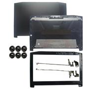 HFFOZMD Estuche para Acer Nitro 5 AN515-42 AN515-41 AN515-51 AN515-52 AN515-53 AN515-31 N17C1 LCD Tapa Trasera/Bisel/reposamanos Superior/bisagras(Striped A B H)