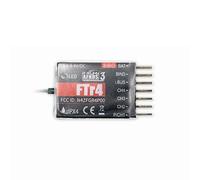 HFFOZMD para Flysky FS-iA10B 10CH FS2A 4CH para RX FS-A3 Receptor para FS-i6 i4 i6X i6S i10 TH9A Radio Control Transmisor RC FPV Drone(FTr4 4CH Receiver)