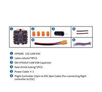 HFFOZMD para HPXGRC 100A/120A 4IN1 ESC 3-12S para DSHOT300/DSHOT600/PWM/BIDIRECTIONALDSHOT 30,5x30,5mm para RC Dron de Carreras con visión en Primera Persona(12S 120A ESC)