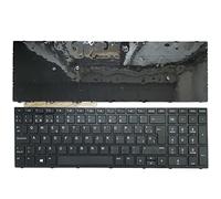 HFFOZMD para Teclado Estadounidense/español/Ruso/Latino/francés para HP para Probook 450 G5 455 470 Negro(Spanish)