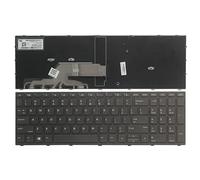 HFFOZMD para Teclado Estadounidense/español/Ruso/Latino/francés para HP para Probook 450 G5 455 470 Negro(US)