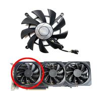 HFFOZMD Tarjeta gráfica dedicada para minería Nvidia CMP 50HX de 10 GB GDDR6 con Ventilador Repuesto HA9015H12SC-Z(Left Fan)