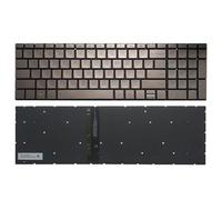 HFFOZMD Teclado retroiluminado Ruso/Estadounidense/español/Latino para HP Pavilion 15-CW 15-DR 15-EC 15-CX 15-DK 15-DA 17-by 17-CA 15-DY 15-CS DW(US Gold)