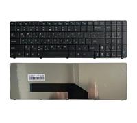 HFFOZMD Teclado Ruso para ASUS K70I, K70ID, F90, F50, F52, F52q, X5DC, X50IJ, X5DIN, Negro