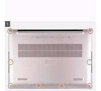 HFFOZMD Tornillo de la Tapa Inferior computadora portátil para DELL XPS17 9700 9710 9720 9730 XPS16 9640 Precision 5750 5760 5770(XPS17 9700 8pcs)