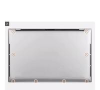 HFFOZMD Tornillo de la Tapa Inferior computadora portátil para DELL XPS17 9700 9710 9720 9730 XPS16 9640 Precision 5750 5760 5770(XPS16 9640 8pcs)