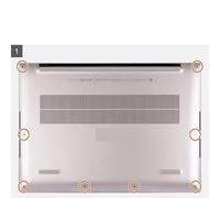 HFFOZMD Tornillo de la Tapa Inferior computadora portátil para DELL XPS17 9700 9710 9720 9730 XPS16 9640 Precision 5750 5760 5770(XPS17 9710 8pcs)