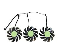 HFFOZMD Ventilador de GPU 75MM T128010SU PLD08010S12H GTX 1080 para Gigabyte AORUS 1070 Ti G1, Ventilador refrigeración para Tarjeta gráfica para Juegos(3PCS T128010SU)