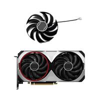HFFOZMD Ventilador de GPU RTX4070 95 mm PLD10010S12HH para Juegos MSI GeForce RTX 4070 4070Ti para Ventilador enfriamiento Tarjeta gráfica Ventus 2X(A-Fan)