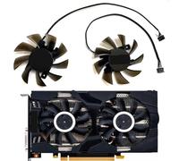 HFFOZMD Ventilador de Repuesto CF-12915S para Tarjeta gráfica INNO3D GeForce RTX2070 8GB Twin X2 Black Gold Extreme Edition