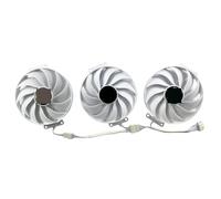 HFFOZMD Ventilador de Repuesto para Tarjeta gráfica ASUS GeForce RTX 4070ti 4070tiS TUF White OC(Set of Three Fans)