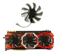 HFFOZMD Ventilador de Repuesto para Tarjeta gráfica GAINWARD GeForce GTX1060 1070 1070ti 1080 1080ti GAMESOUL(Right Fan)