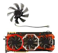HFFOZMD Ventilador de Repuesto para Tarjeta gráfica GAINWARD GeForce GTX1060 1070 1070ti 1080 1080ti GAMESOUL(Left Fan)
