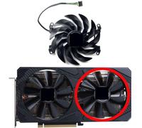 HFFOZMD Ventilador de Repuesto para Tarjeta gráfica GAINWARD GeForce RTX3060ti GDDR6X 8 GB DU(Right Fan)