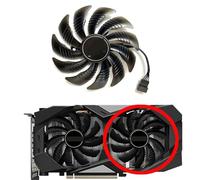HFFOZMD Ventilador de Repuesto para Tarjeta gráfica GIGABYTE GeForce RTX2060 GTX1660 1660ti 1660 Super T129215SU(Right Fan)
