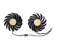 HFFOZMD Ventilador de Repuesto para Tarjeta gráfica MSI Radeon RX5700 5700XT 8 GB para Evoke OC PLD09210S12HH(A Pair of Fans)