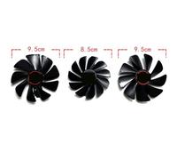 HFFOZMD Ventilador de Repuesto para Tarjeta gráfica Sapphire Radeon RX5700 5700XT 8 GB para Nitro FDC10H12D9-C FD10015M12D(Right Fan)