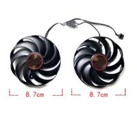 HFFOZMD Ventilador de Repuesto para Tarjeta gráfica Sapphire Radeon RX6600 6600XT 6650XT Pulse(Left Fan)