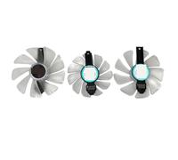 HFFOZMD Ventilador de Repuesto para Tarjeta gráfica Sapphire RX 5700 XT 8 GB Nitro, CF1015H12D, CF9010H12D, FD10015M12D y FDC10H12D9-C(White 3-Fan FD)