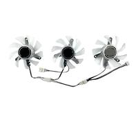 HFFOZMD Ventilador de Repuesto PVA080E12R para Tarjeta gráfica ASROCK Radeon RX5700 5700XT Phantom Gaming D OC(Set of Three Fans)