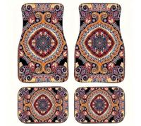 HFFTYU Alfombrillas de Coche, para Ford Ranger III Super/Double/Single Cab Pick-up 2013-2024 Antideslizante Coches Alfombrillas Protección Todo Tipo Clima Duradero Desgaste Alfombrillas Juego,C