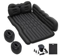 HFFTYU Cama Hinchable para Toyota Estate/Verso/Verso-S XP120 AR20, Colchón Inflable para Coche de Viaje Camping, Colchoneta de Aire Ergonómica con Bomba Eléctrica,A