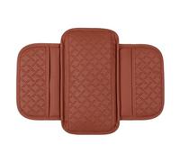 HFFTYU Cojín Reposabrazos Coche para Audi A3 Sportback 8V 2012-2020 Funda Reposabrazos Central de Cuero Perforado Almohadilla Transpirable con Bolsillos Laterales,C