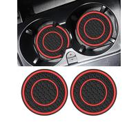 HFFTYU Posavasos Bebidas Coche, para Fiat Panda 2017-2023 temperaturas Antideslizante Posavasos Redondos Inserto Portavasos Coche Accesorios Interiores,C