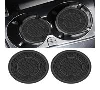 HFFTYU Posavasos Bebidas Coche, para Fiat Panda 2017-2023 temperaturas Antideslizante Posavasos Redondos Inserto Portavasos Coche Accesorios Interiores,B