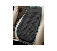 HFGDRH Fundas Asiento Delantero Coche, Cojín de Asiento Coche Verano con Gel Transpirable, Fundas 3D Nido Abeja, Seda fría, Antideslizante, Accesorio for Silla(1Pcs Black Back Pad)