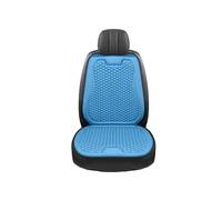 HFGDRH Fundas Asiento Delantero Coche, Cojines For Asiento De Coche Transpirables, Cómodos Y Verano, Seda Fría con Protuberancias 3D, Suaves Aptos La Mayoría Los Coches(Blue_Polyester)