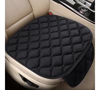 HFGDRH Fundas Asiento Delantero Coche, Funda De Asiento Coche Felpa, Cojín Suave Delantero Y Trasero, Protector Universal For Sedán, SUV, Camioneta(Black Front 2pcs)