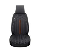 HFGDRH Fundas Asiento Delantero Coche, Funda de Asiento Coche Transpirable Gamuza Suave, cojín Soporte for Filas, Estilo Chaleco Moda, protección, Accesorios Interiores(A-Black Gray 1PC)