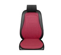 HFGDRH Fundas Asiento Delantero Coche, Funda De Asiento Coche Transpirable Seda Hielo, Cojín Refrescante Verano For, Protector Universal Respaldo Silla Interior(Reda)