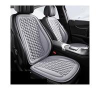 HFGDRH Fundas Asiento Delantero Coche, Funda De Asiento Coche Verano 3D Transpirable Seda Hielo, Cojín con Diseño Convexo, Almohadillas Protectoras For, Alfombrilla Universal Silla(Grey Front SetX2)