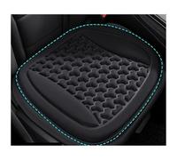 HFGDRH Fundas Asiento Delantero Coche, Fundas Universales For Asientos De Coche, Diseño Convexo 3D, Transpirables, Duraderas, con Cojín, Resistentes Al Sudor, Accesorios Interiores(Black Seat Pad)