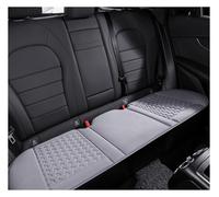 HFGDRH Fundas Asiento Delantero Coche, Fundas Universales For Asientos De Coche, Diseño Convexo 3D, Transpirables, Duraderas, con Cojín, Resistentes Al Sudor, Accesorios Interiores(Grey Rear Pad)