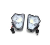 HFGDRH Luces DecortesíA para Retrovisores, Par/juego de luces LED Uso apto para espejo retrovisor lateral Mercedes Benz ABCE, CLA, GLA, GLK, Clase S, W176, W204, W212, W246, X164, color blanco